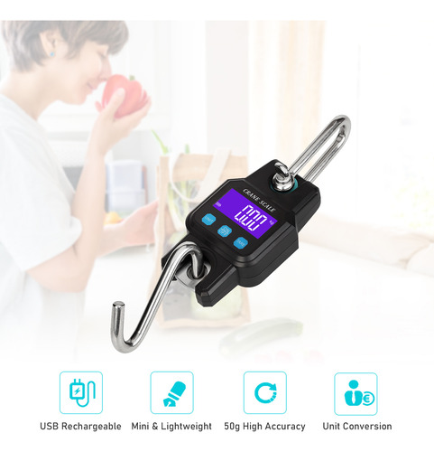 Báscula Digital Colgante De 600 Libras, 300 Kg/600 Libras, P
