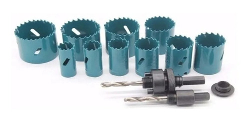 Set Sierras Copa Bimetalicas 12 Piezas Total (20-50) + Malet