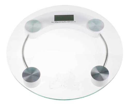 Balança Digital Vidro Para Banheiro Academia Maximo 180kg 