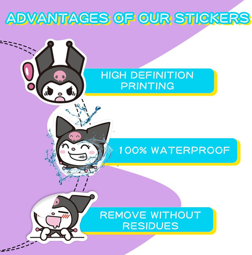 Pegatinas De Dibujos Animados 100 Piezas Kawaii Anime Calcom