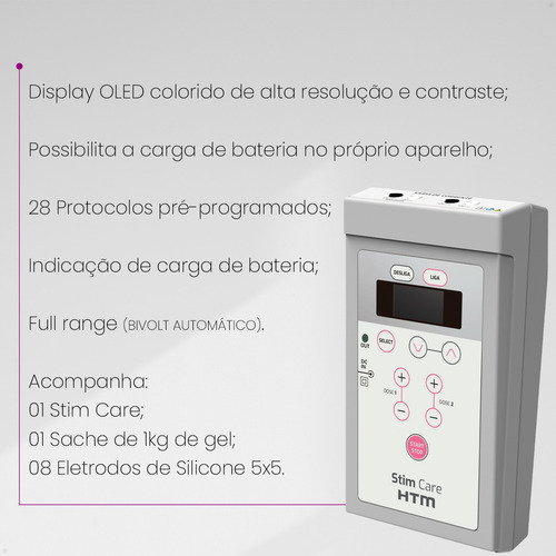 Aparelho De Estética Stim Care Htm Correntes Tens Fes Russa 110V/220V