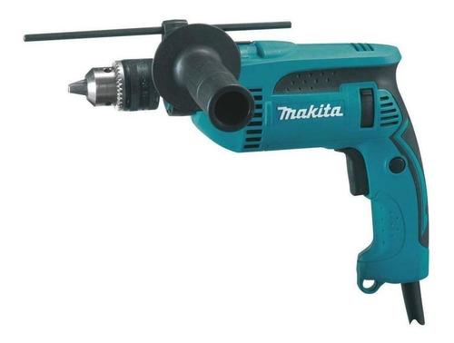 Furadeira martelete parafusadeira elétrica de 1.2" Makita HP1640 760W + acessório com caixa de cartão 120V
