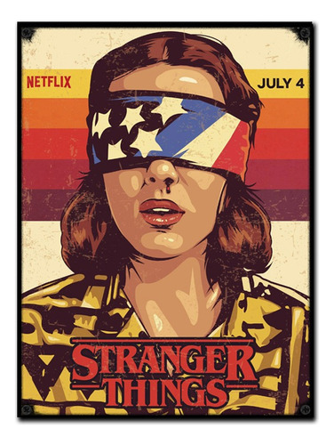 Pack De 3 Posters 30 X 40 Papel Ilustración Stranger Things