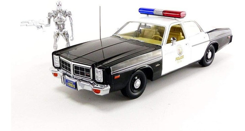 Carrito Greenlight 1:18 1977 Dodge Monaco Police
