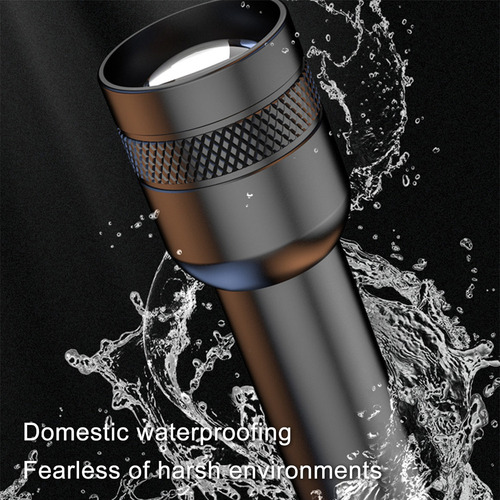 Mini Bright Flashlight Usb Rechargeable, Focus Flashlight