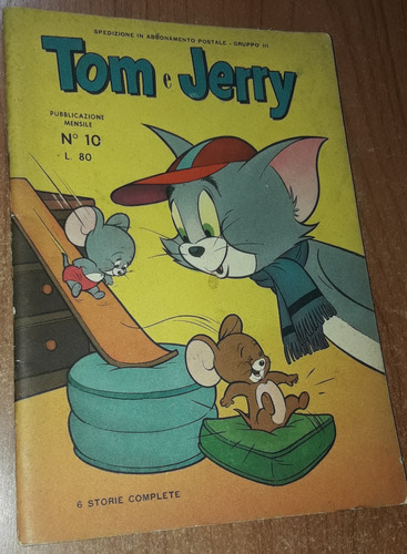 Revista Tom E Jerry N°10  Idioma Italiano  Año 1959