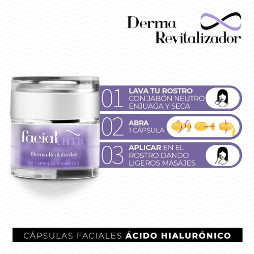 Facial Time Kit 3 Cápsulas Faciales Vit E, C Y Colágeno