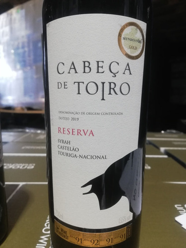 Vino Tinto Cabeza De Toro Reserva Region Tejo Portugal 750ml