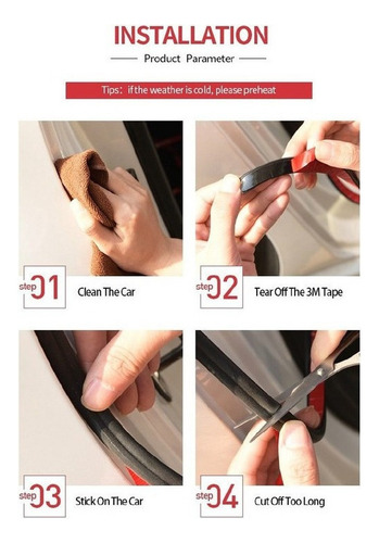 Sello De Goma Para Puertas De 10 M