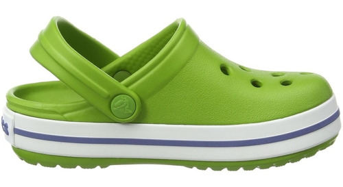 Crocband Kids Parrot Green - White Envíos A Todo El País