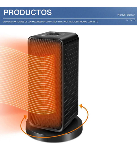 Aquecedor De Ar Elétrico 3 Níveis Aquecedor 1500w