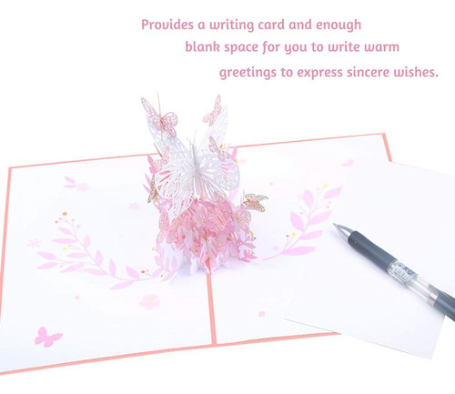 Tarjeta Desplegable, Tarjetas De Felicitación En 3d, Tarjeta