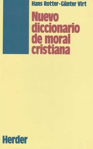 Libro Nuevo Diccionario De Moral Cristiana