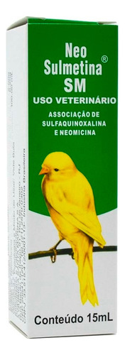 Neo Sulmetina Sm 15ml - Diarréia Infeccões Bactérias Aves