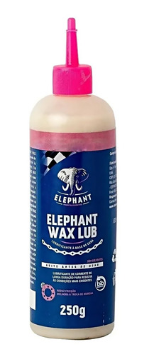 Lubrificante Cera Elephant Wax Lub 250g Corrente Bike Mtb