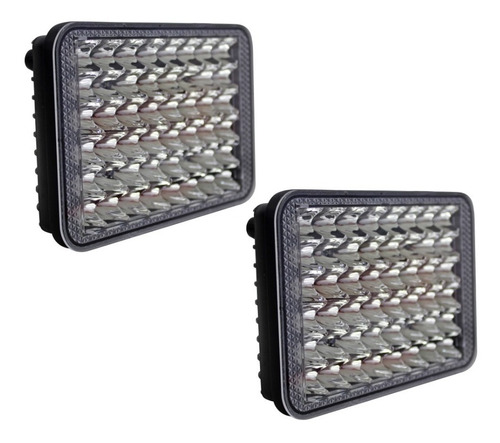 Kit Faros Led Autos 9-30v 144w 48leds Alta Y Baja