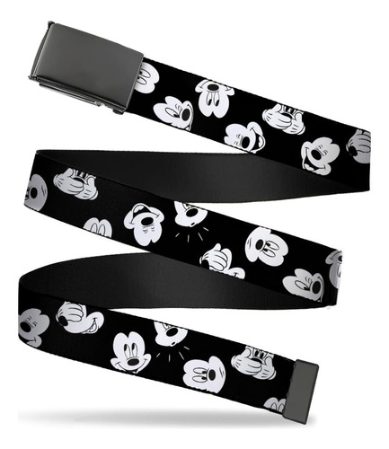  Cinto Masculino Com Fivela Mickey Mouse 1,25, Multicolorido