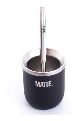 Imagen 3 de 9 de Mate Acero Inoxidable + Bombilla + Yerbero Lata + Packaging