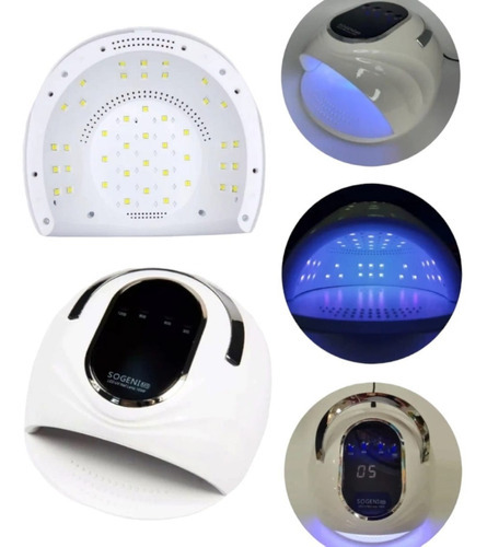 Cabina Uñas Gel Sogeni Led/uv 168 W Lampara Táctil Digital