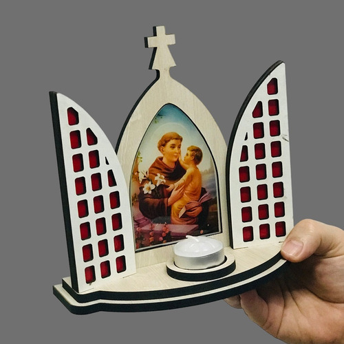 Capela Oratório Santo Antônio De Pádua Com Porta Vela