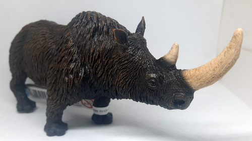 Figura De Rinoceronte Lanudo Marca Mojo (Usado)