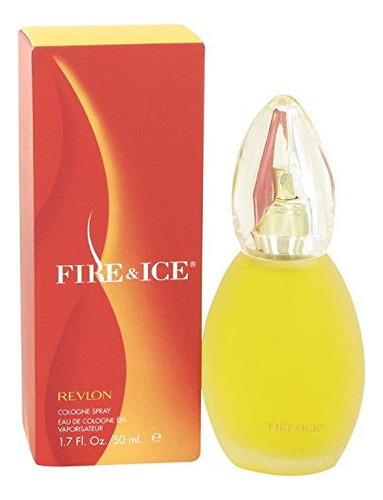 Colonia en aerosol Revlon Fire Ice, 17 onzas, 50 ml, para mujer D