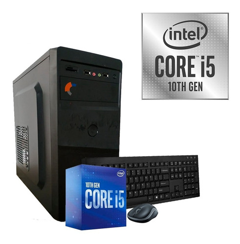 Imagen 1 de 4 de Pc Escritorio Computadora I5 10ma 8gb Ssd 240gb Wifi