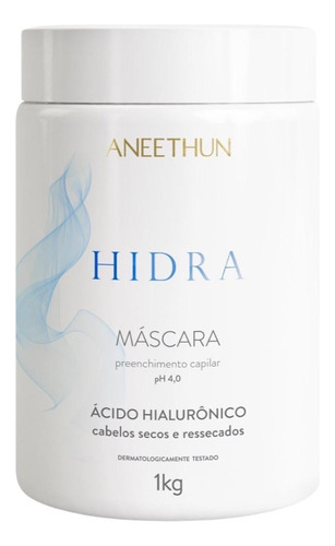 Mascara Capilar Aneethun Hidra Com Ácido Hialurônico 1kg