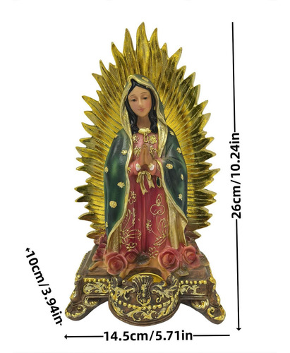 Escultura De Nuestra Señora De Decoración Navideña