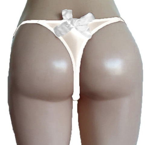 Tanga Colaless De Tul 4bidden Camille Blanco - Fun*