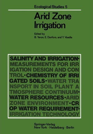 Libro Arid Zone Irrigation - Bruno Yaron
