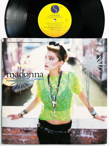 Madonna - Like A Virgin - Vinilo Usa Nm Synth Pop