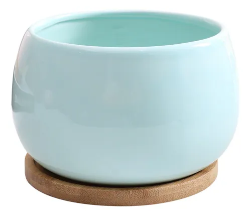 Jusalpha Maceta Grande De Ceramica De 5 Pulgadas Con Orifici