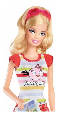 Barbie Collectable I Love Angry Birds Doll