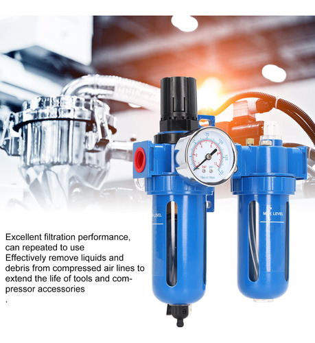 Compresor Aire Separador Agua Ajuste Presion Preciso Filtro