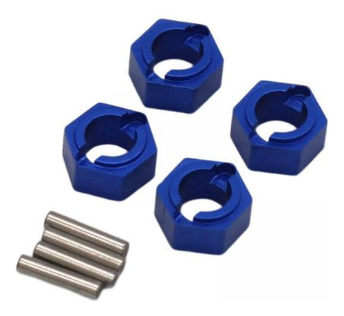 6 Combinador De Cubos De Rueda Hexagonal Extendido De Azul