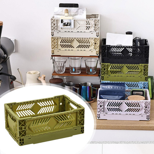 Caja De Almacenamiento, Organizador De Contenedores De Verde