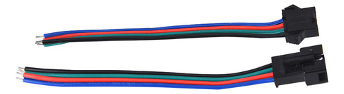 50 Pares De Cables Conectores Macho Y Hembra De 4 Pines Esta