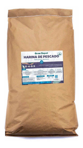 Harina De Pescado 5 Kg C/ Certificado Orgánico, Fertilizante