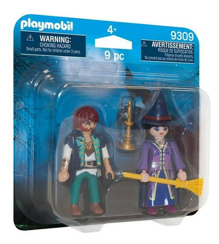 Playmobil Duo Pack Hombre Lobo Y Bruja 9309