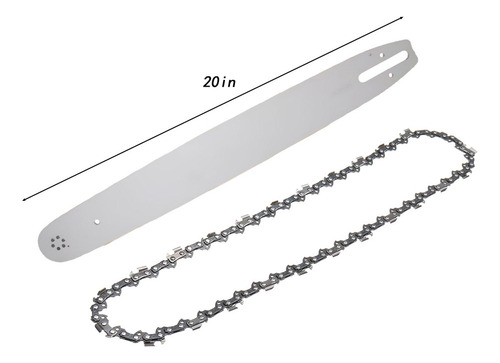 Barra Guía De Motosierra Profesional, 20 Pulgadas 72 Unidad