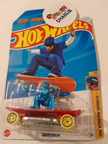 Hot Wheels | 2024 | Skate Grom Roja