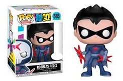 Funko Pop Robin As Red X Bam 585 Dc Comics Teen Titans (Usado)