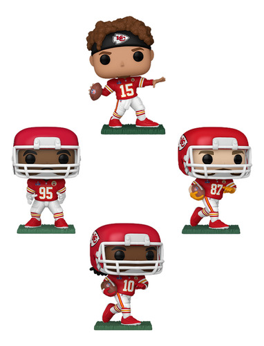 Funko Pop! Football Kansas City Chiefs Super Bowl 2024 4pack