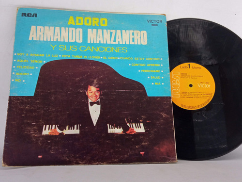Armando Manzanero Adoro Armando Manzanero Y Sus Canciones Lp