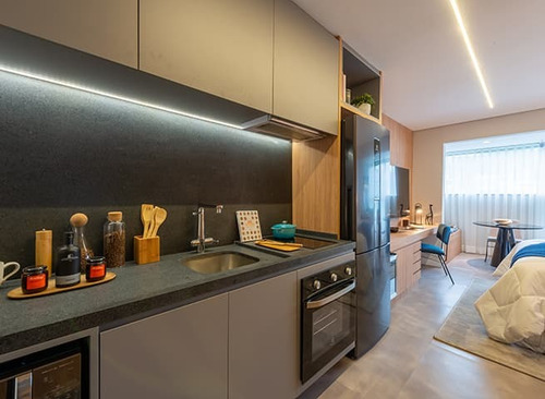 Studio 27m2 Úteis, 21º Andar Alto, Frente, R$ 414.000,00/ Entrega Set/25