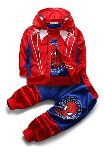 Set Sudadera Con Capucha 3 Piece Spider-man For Children