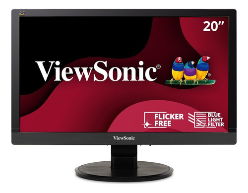 Monitor Led 20 Viewsonic Va2055sm Fhd 1080p Vga Dvi Parlante