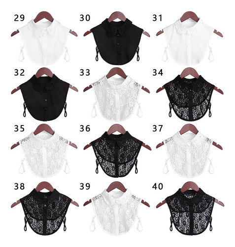 Blusa Con Cuello Falso Y Accesorios De Ropa Con Cuello Falso