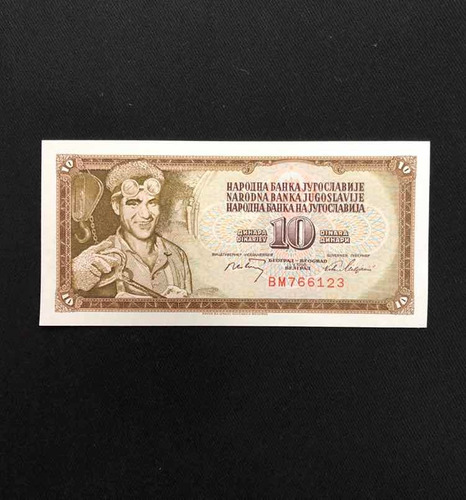 Imagen 2 de 3 de Yugoslavia - Europa - 10 Dinara - Año 1968 - Unc - P# 82 B